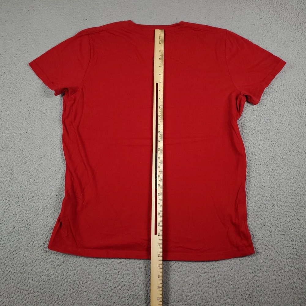Hollister T Shirt Mens Size Large Red Casual Short Sleeve Adult ** - Picture 5 of 8